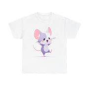 Cute Dancing Mouse T-Shirt — Adorable Cartoon Animal Tee for Kids & Mouse Lovers